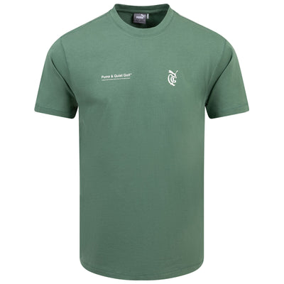 x QGC Modern Graphic T-Shirt Deep Forest Green - SS24