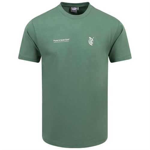 x QGC Modern Graphic T-Shirt Deep Forest Green - SS24
