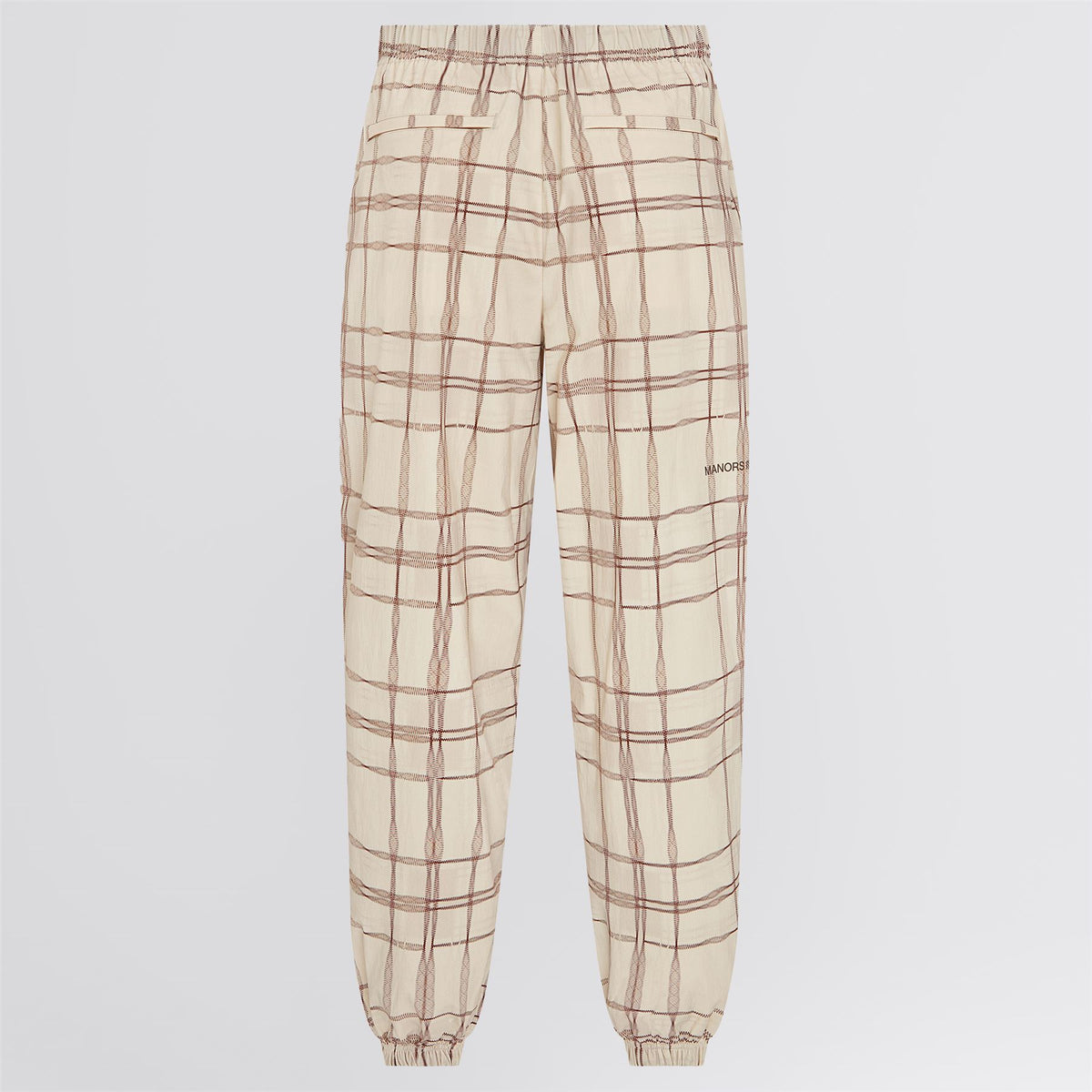 Compression Check Ranger Trousers Ivory