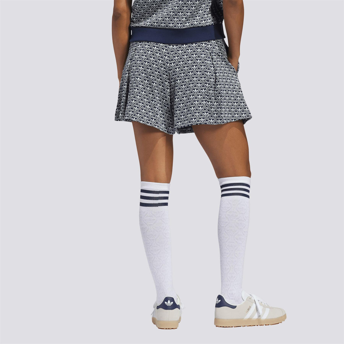 Originals All Over Skort Night Indigo/Chalk White