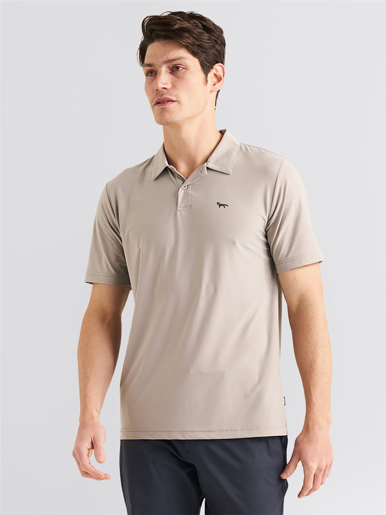 Mesh Polo Beige