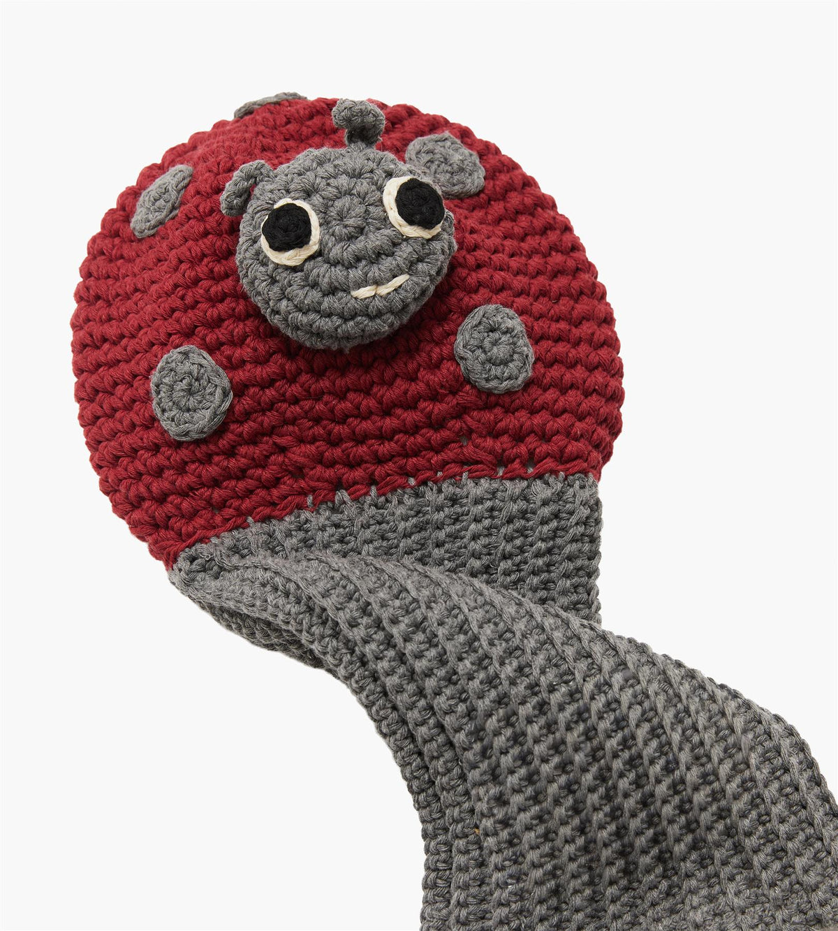 Crochet Club Cover Ladybug