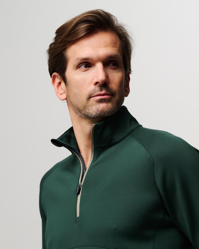 TKO Quarter Zip Pullover Racing Green
