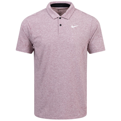 Dri-FIT Tour Heather Polo Burgundy Crush/White - AW24