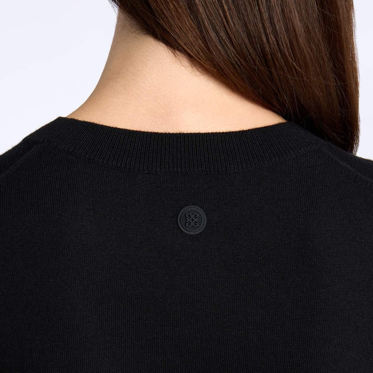Cooling Cotton Crewneck Sweater Onyx