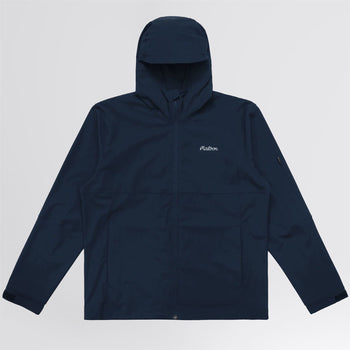 Malbon Golf Performance Full Zip Shell Jacket Navy