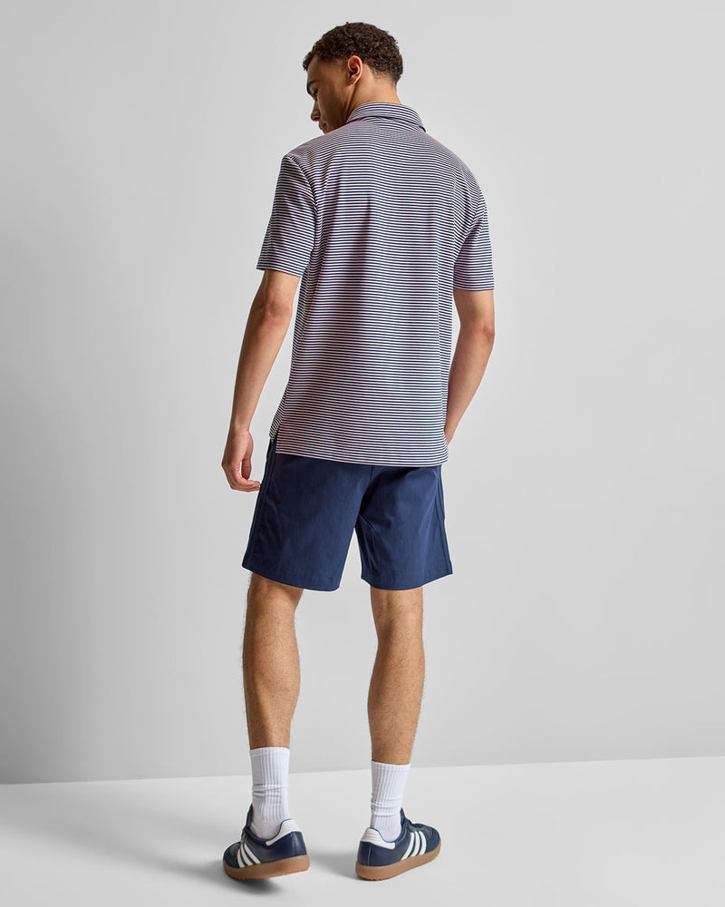 Originals Stripe Pique Polo Clear Pink/Night Indigo
