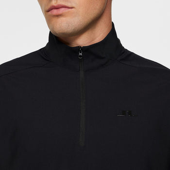 Ollie Tech Quarter Zip Mid Layer Black