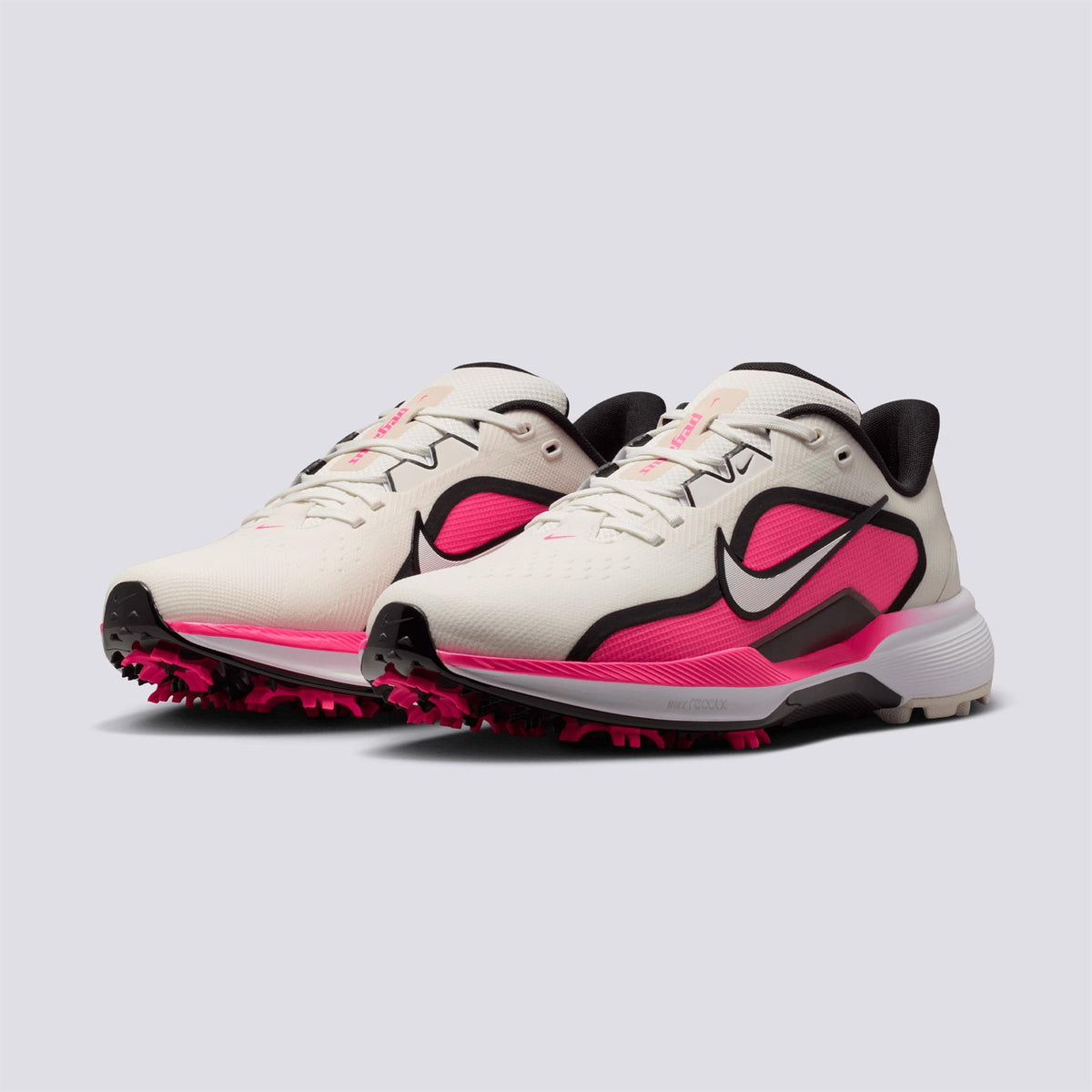 Pegasus 1 Spiked Golf Shoes Sail/Black Hyper Pink