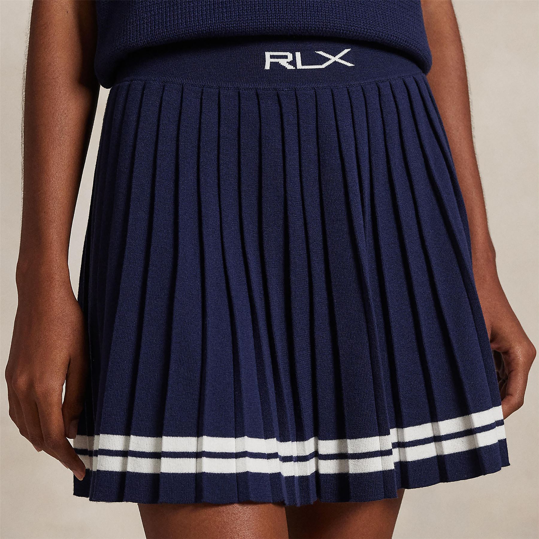 RLX Pleated Cricket Skort Refined Navy/Ceramic White