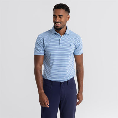 Verse Performance Mesh Polo Lunar Blue