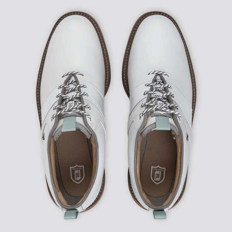 Premiere Series Packard Spiked Golf Shoes Todd Snyder White/Harbour Mist