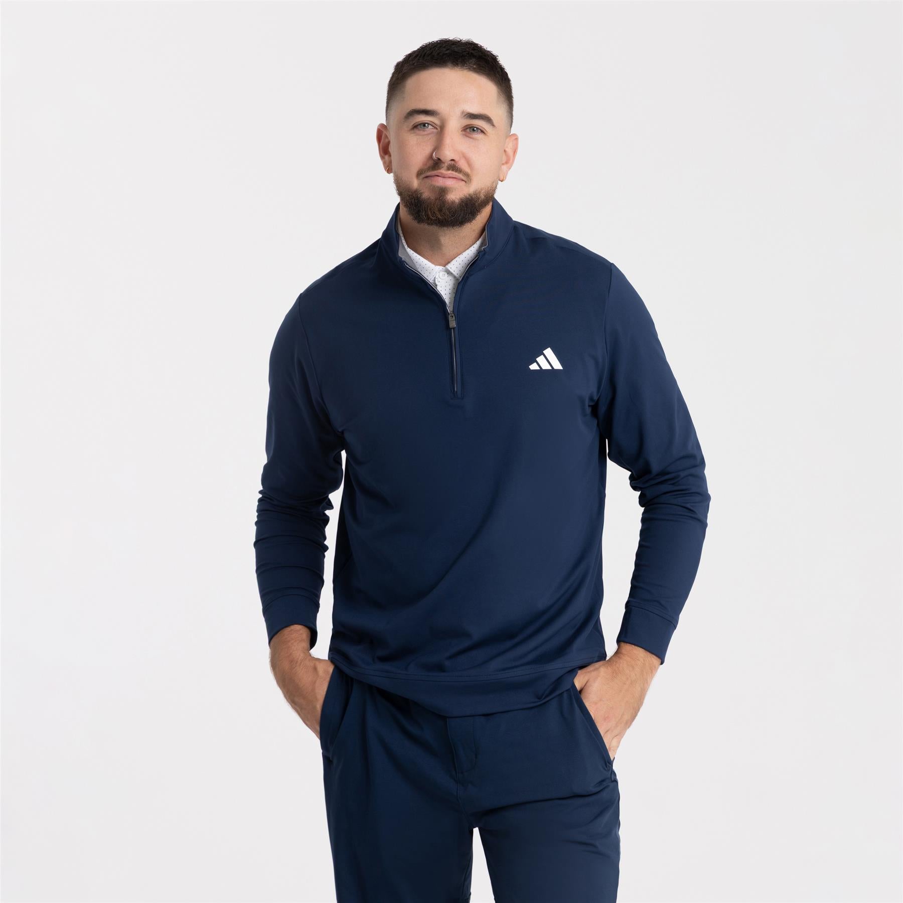 Ultimate365 Tour Quarter Zip Mid Layer Navy