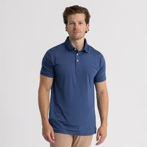 RLX Tailored Fit Lightweight Airflow Jersey Polo Old Royal