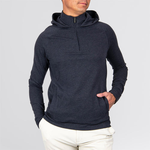 Inverness Cashmere Hoodie Atlanta Blue/Dark Dusk