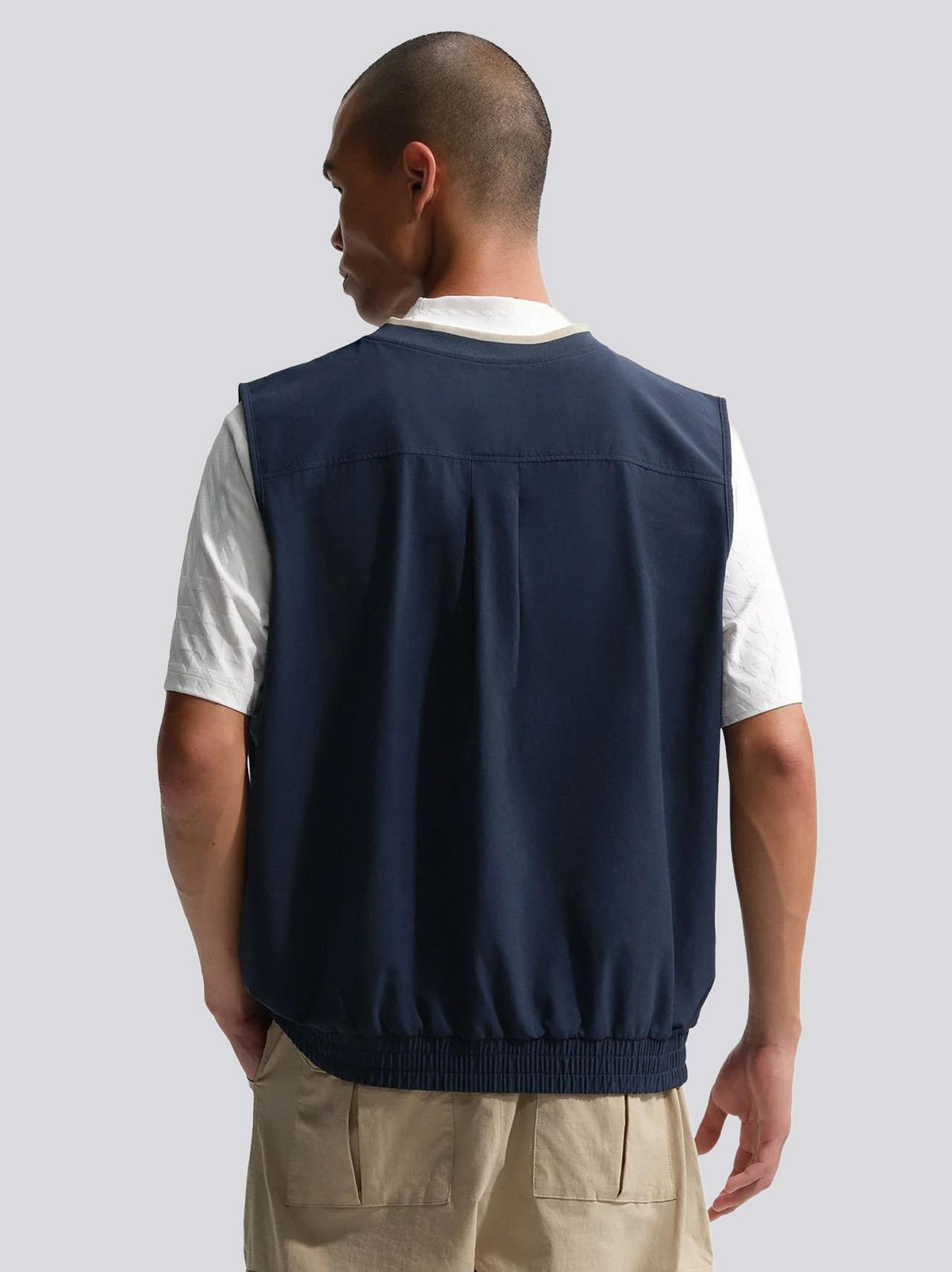 Dri-FIT Fairway Fresh Wind Vest College Navy/Limestone