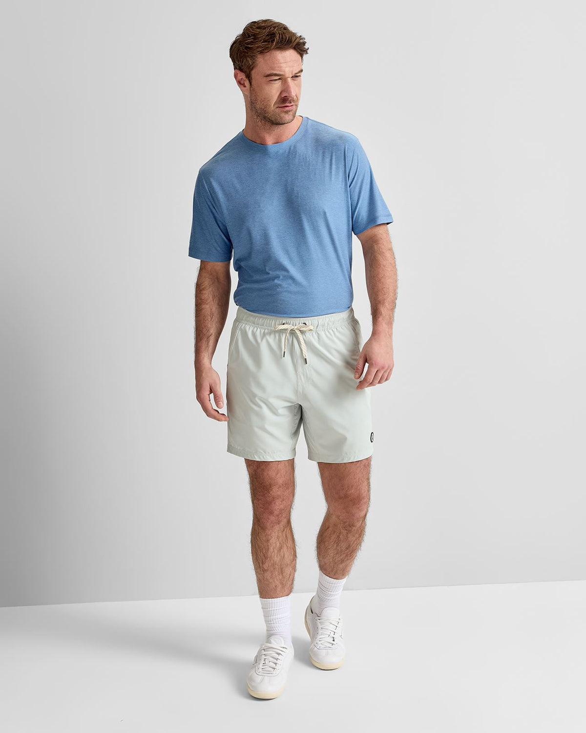 Strato Tech Tee Isle Blue Heather