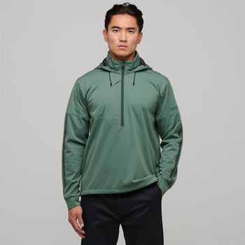 Luke CONCEPT Hooded Windproof Jacket Duck Green