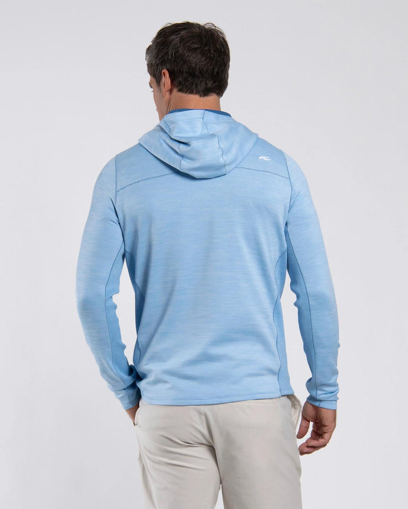 Liam Hooded Half-Zip Vapor Blue