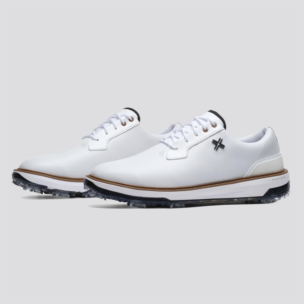 Reserve Classic Tour Spiked Golf Shoes White