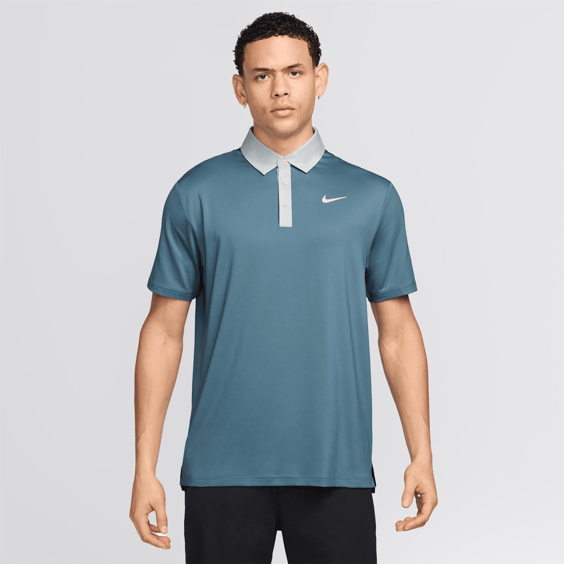 Dri-FIT Tour Contrast Polo Smokey Blue/Pure Platinum/Pale Ivory
