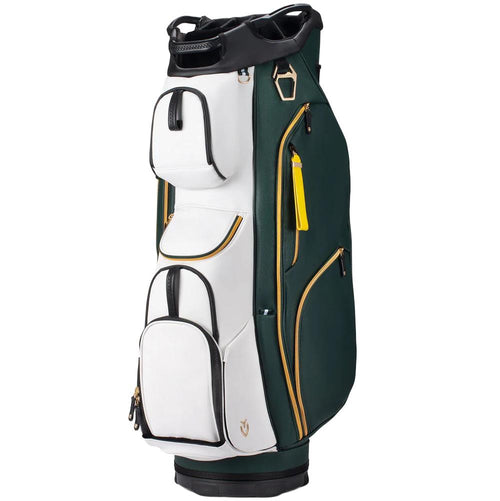 2025 Season Opener Lux Pro Cart Bag 7-Way White/Green
