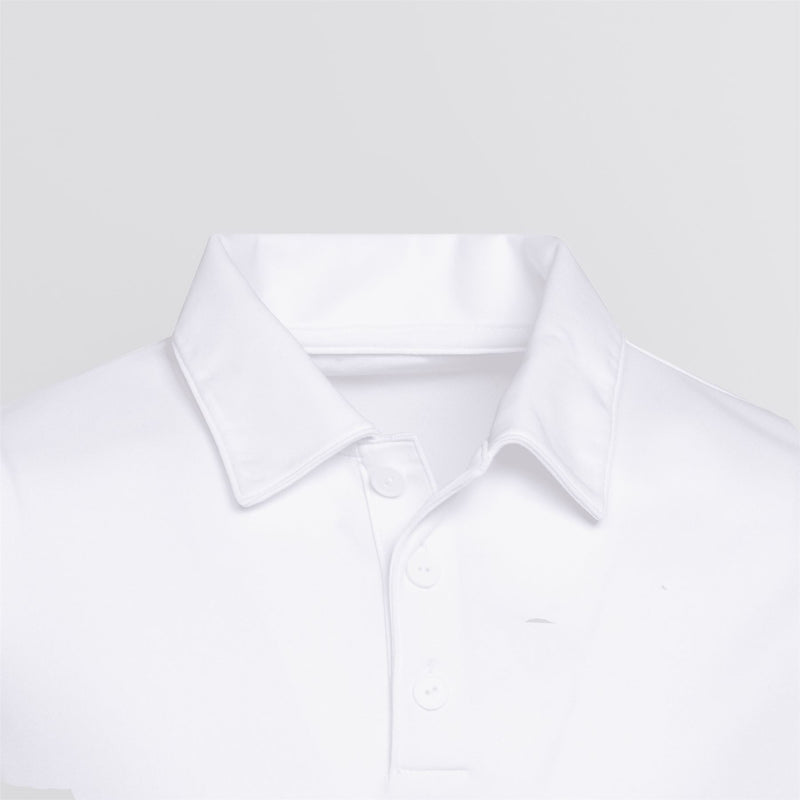 Boys Performance Polo White