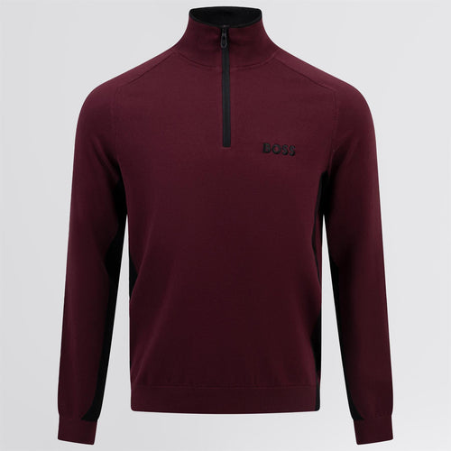 Hydro Quarter Zip Mid Layer Medium Red