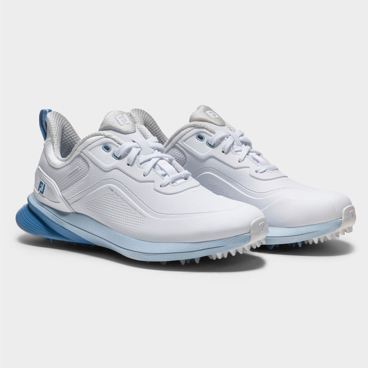 Pro Spikeless Wide Golf Shoes White/Blue