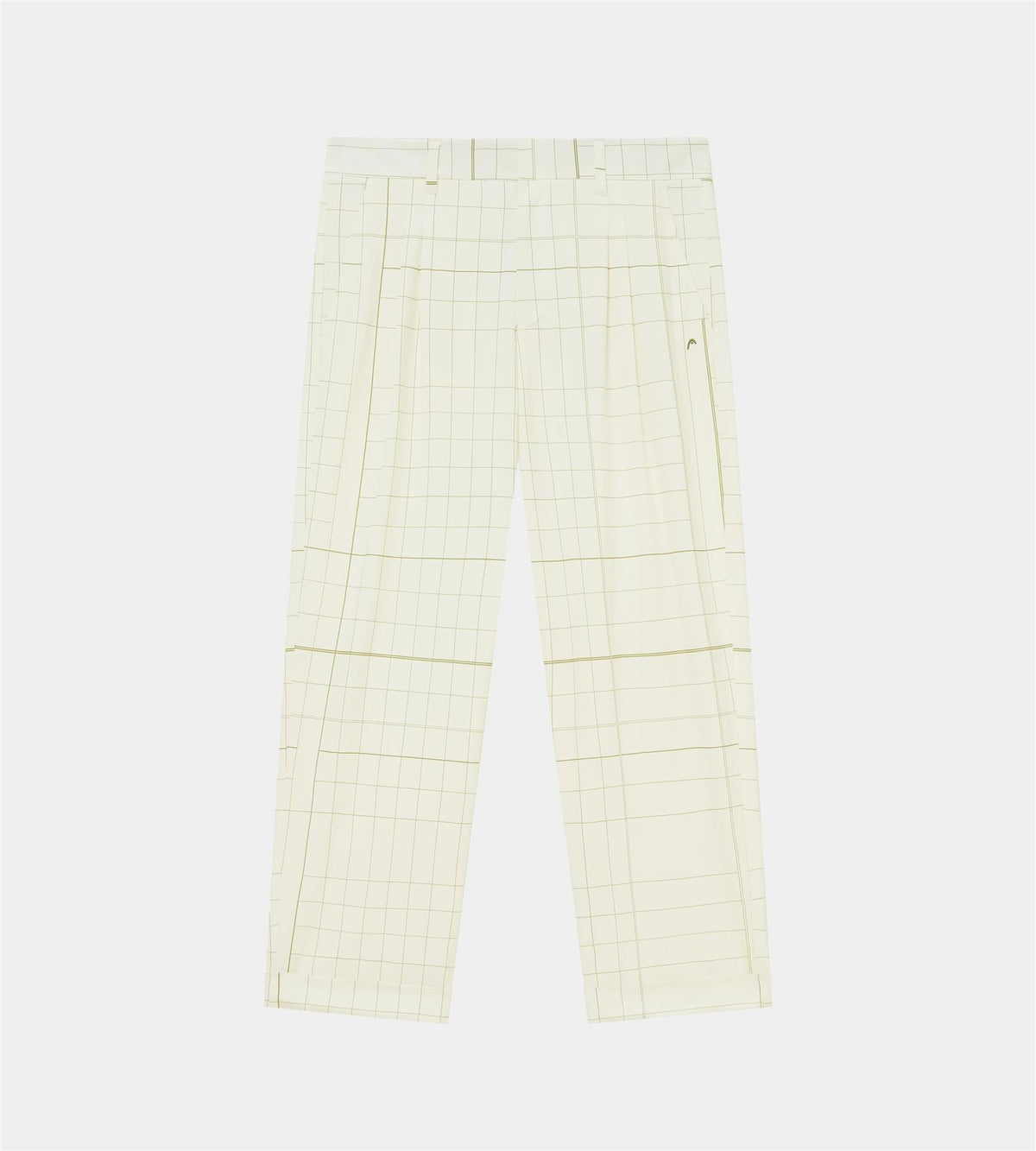 Double Pleated Trousers Score Card Print