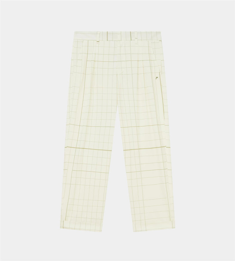 Double Pleated Trousers Score Card Print