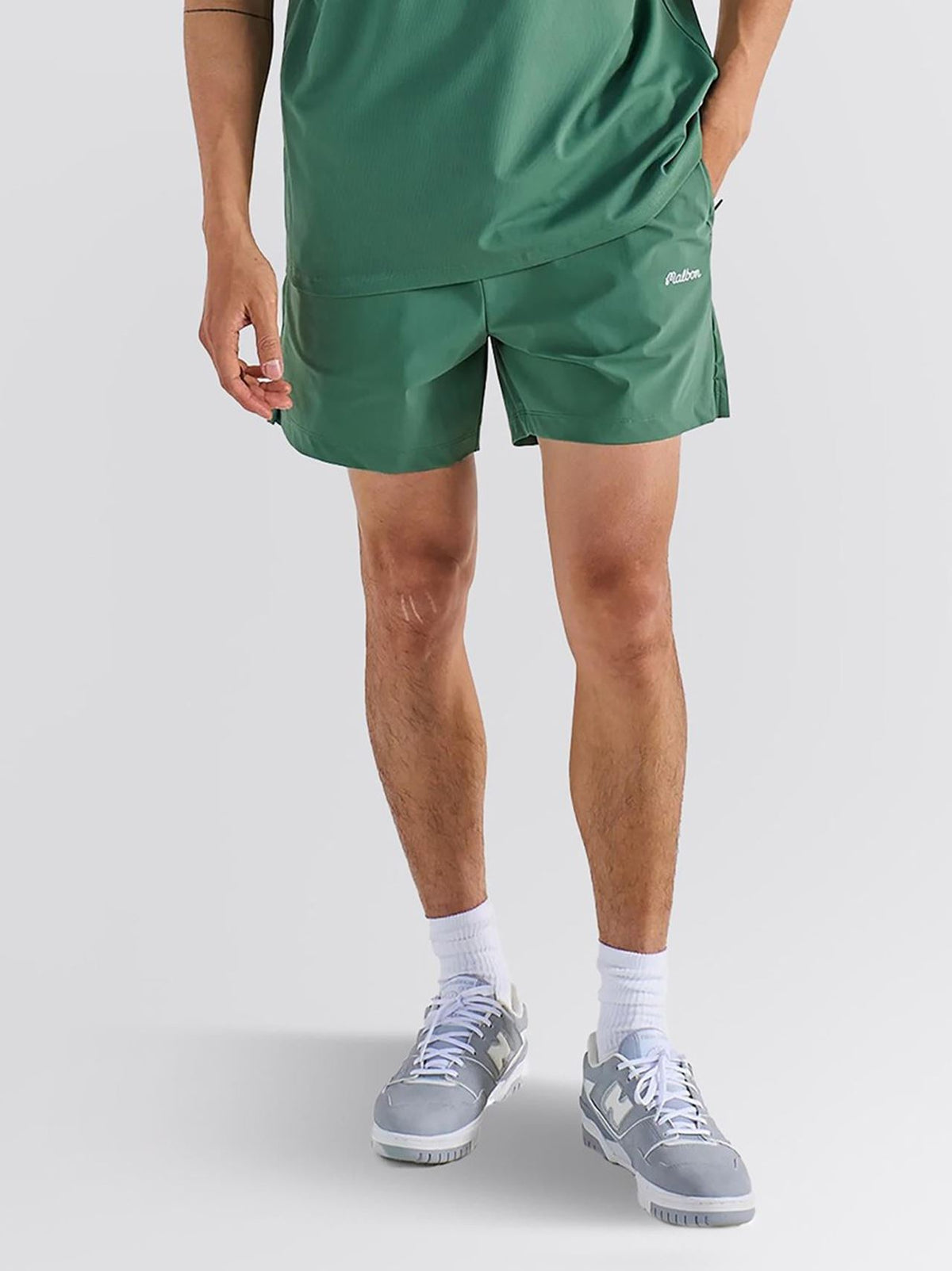 Performance 5-inch Poly Tech Shorts Forest