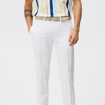 Elof Light Recycled Poly Stretch Golf Trousers White