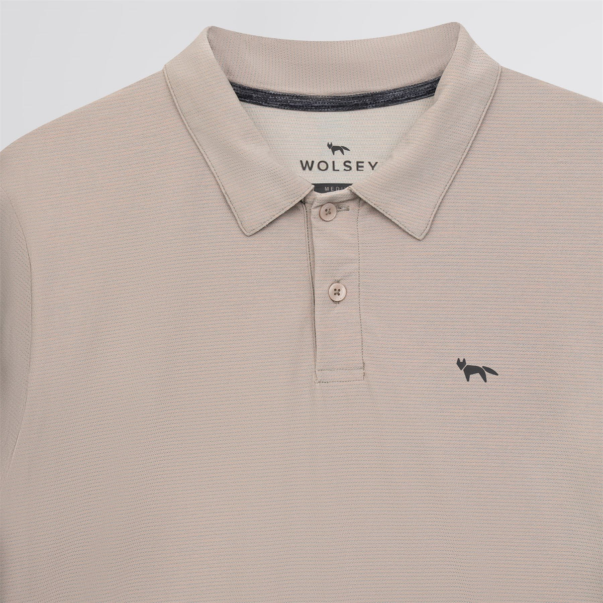 Mesh Polo Beige