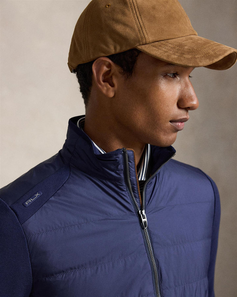 Hybrid Mockneck Jacket Refined Navy