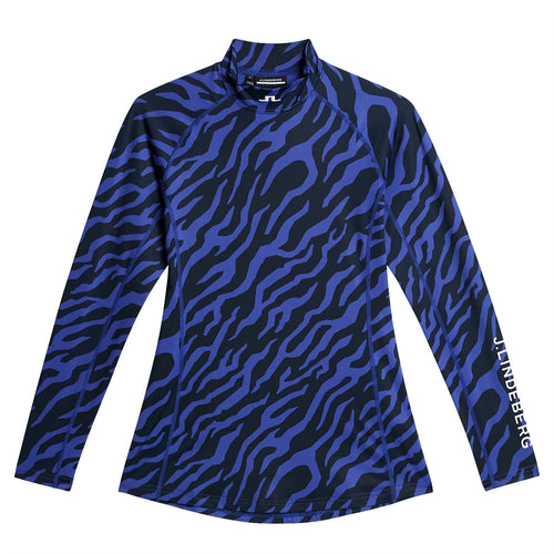 Womens Ella Print Compression Base Layer Tour Tiger Clematis - SS25