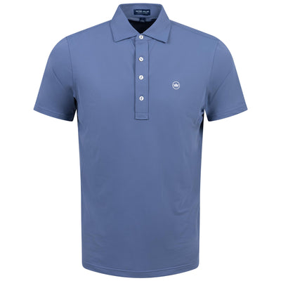 Soul Tailored Fit Performance Mesh Polo Blue Pearl - SS24