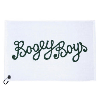 Script Golf Towel White