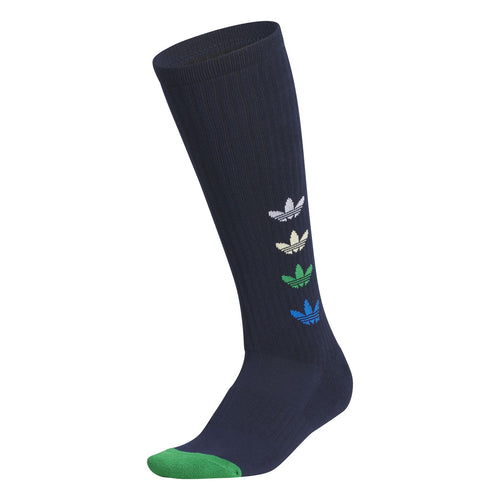 Trefoil Knee-High Golf Socks Night Indigo