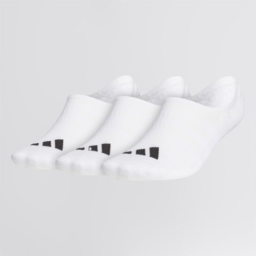 No Show Golf Socks 3 Pairs White