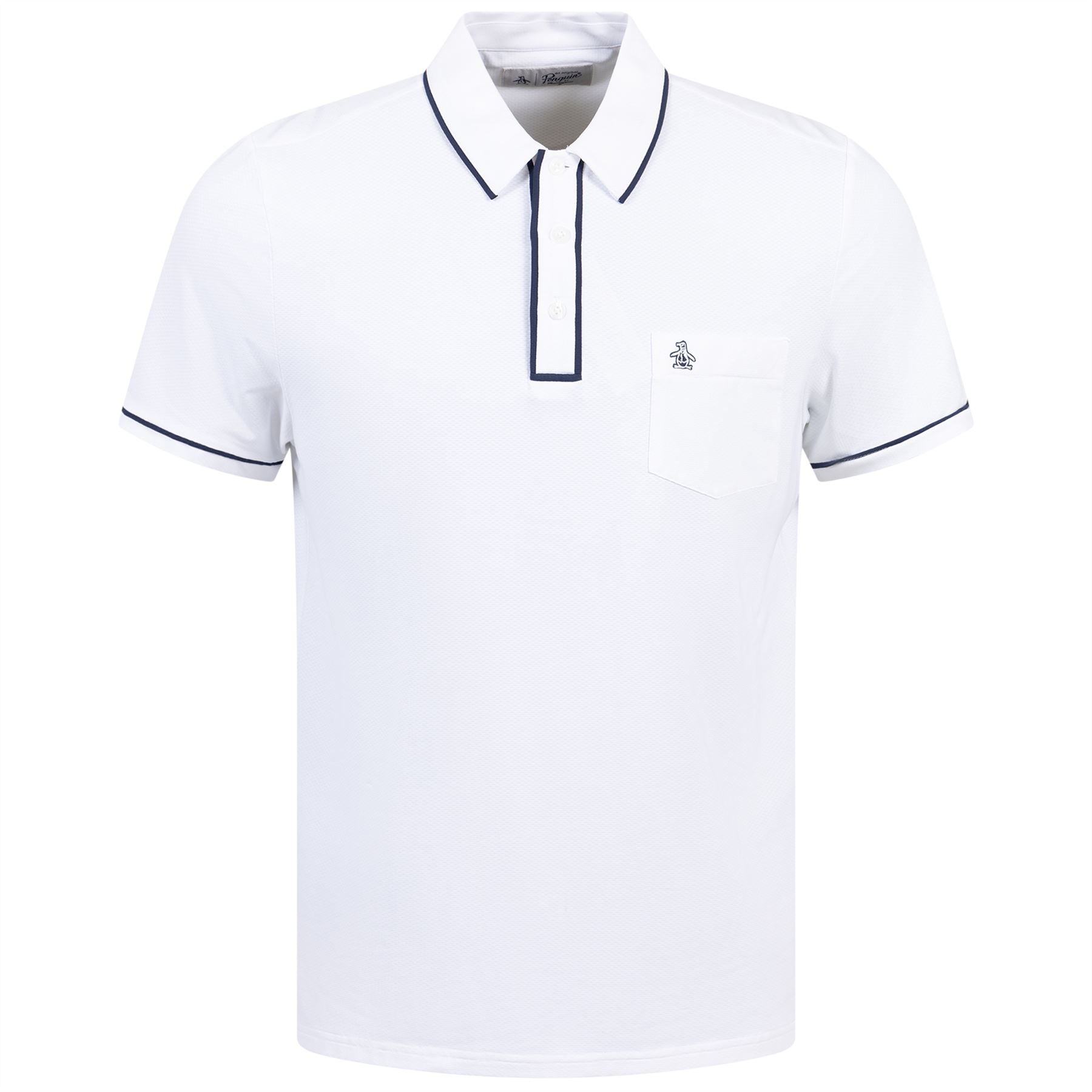 The Technical Earl Nylon Stretch Polo Bright White