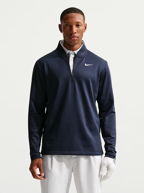 Tech-FIT Velocity 1/2 Zip Top College Navy/White