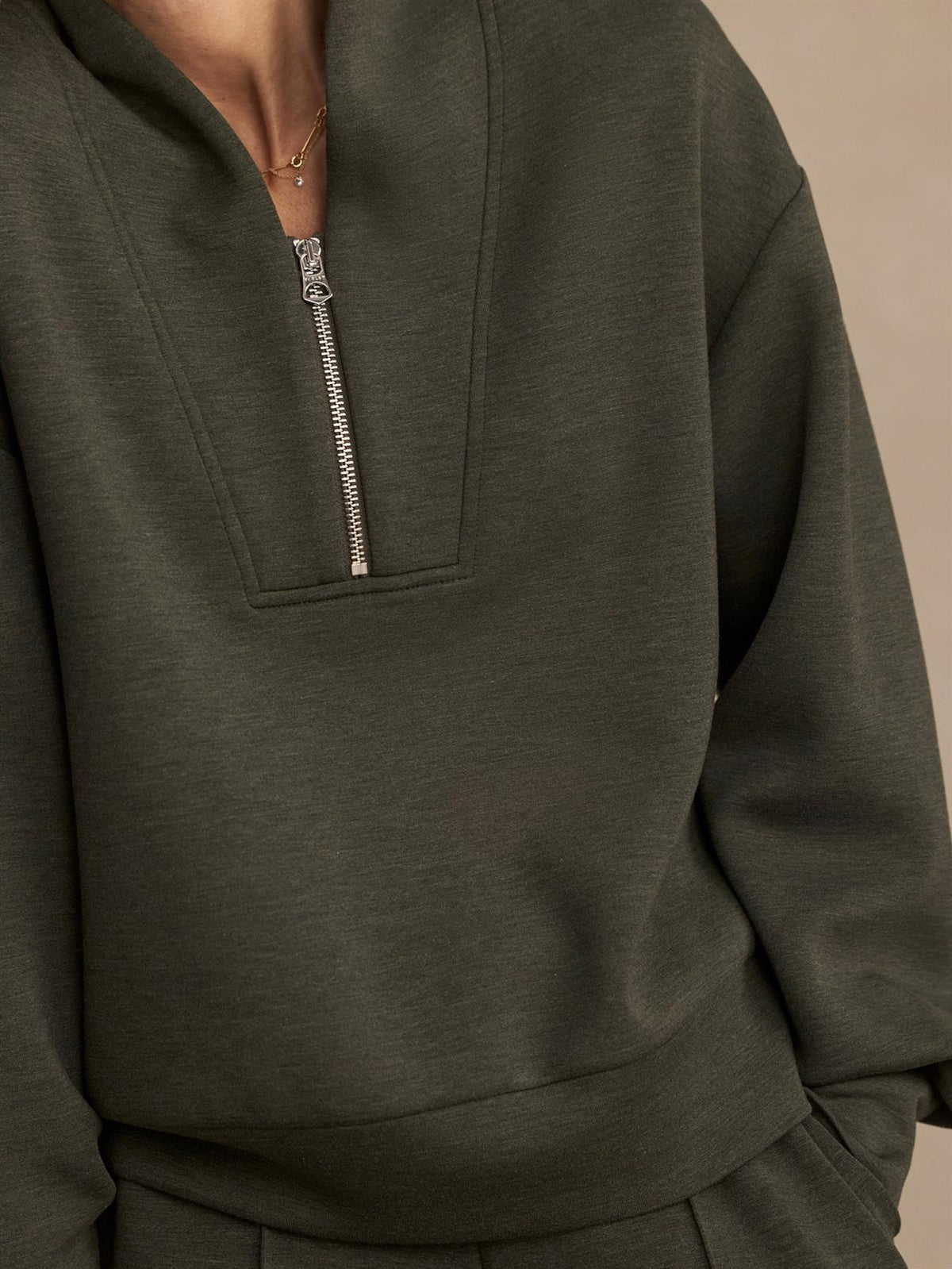 Davidson Sweat Olive Marl