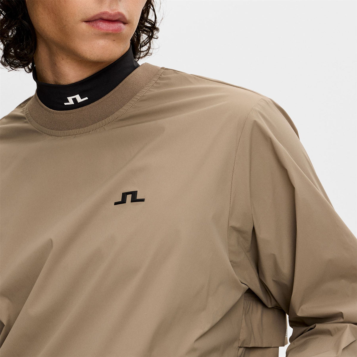 Ulf Crewneck Windbreaker Brindle