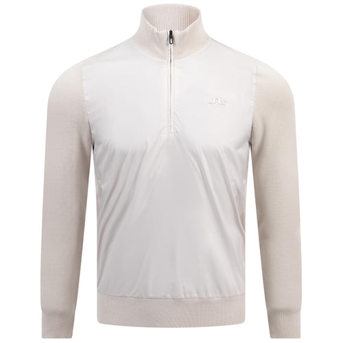 x Glenmuir Rob Quarter Zip Hybrid Jacket Moonbeam - PS25