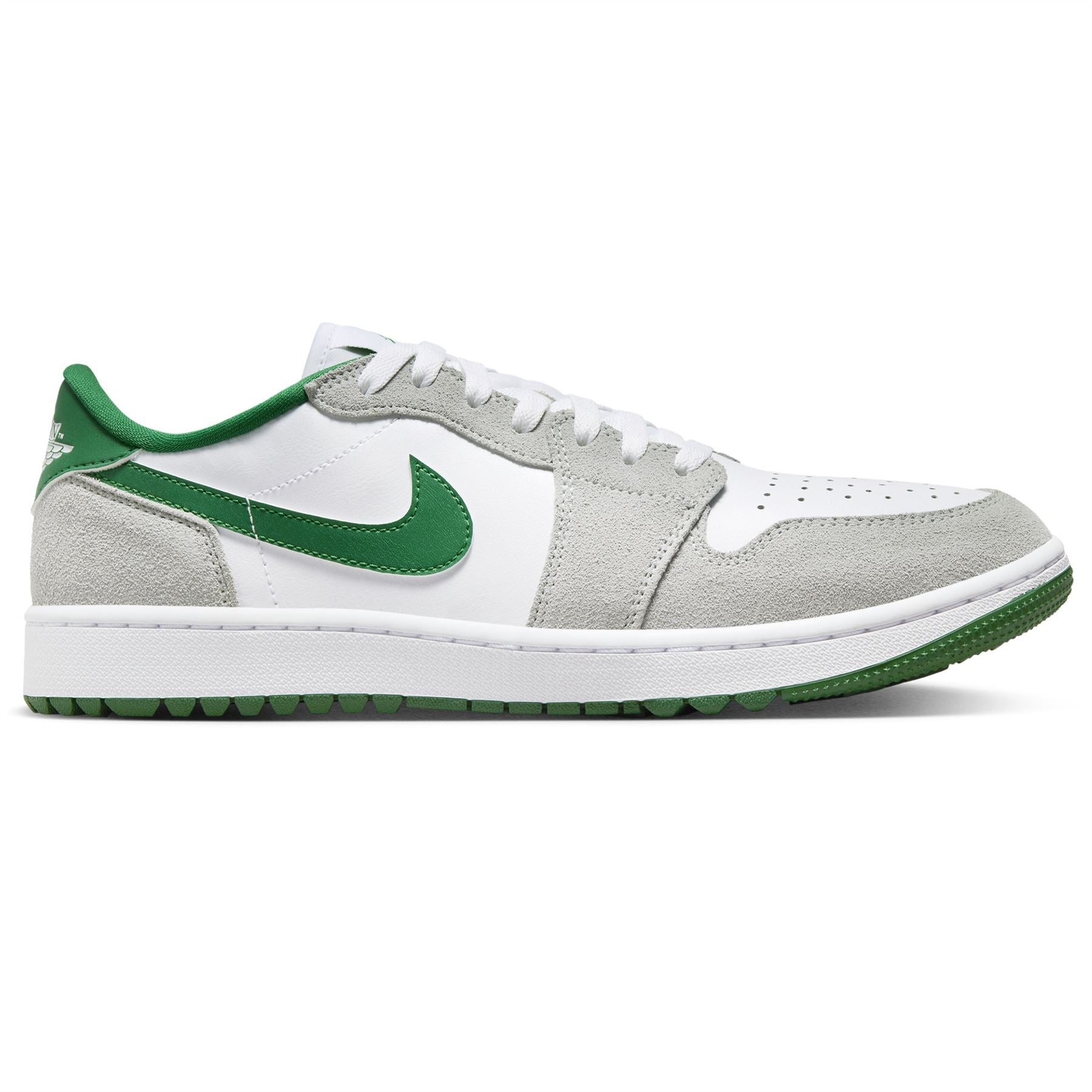 Air Jordan 1 Low Golf Shoes White/Green
