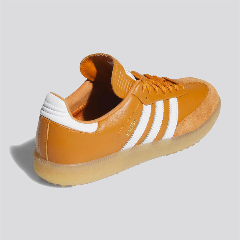 Samba Spikeless Golf Shoes Rustic Orange/Footwear White/Gum