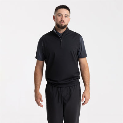Ultimate365 Classic Quarter Zip Gilet Black