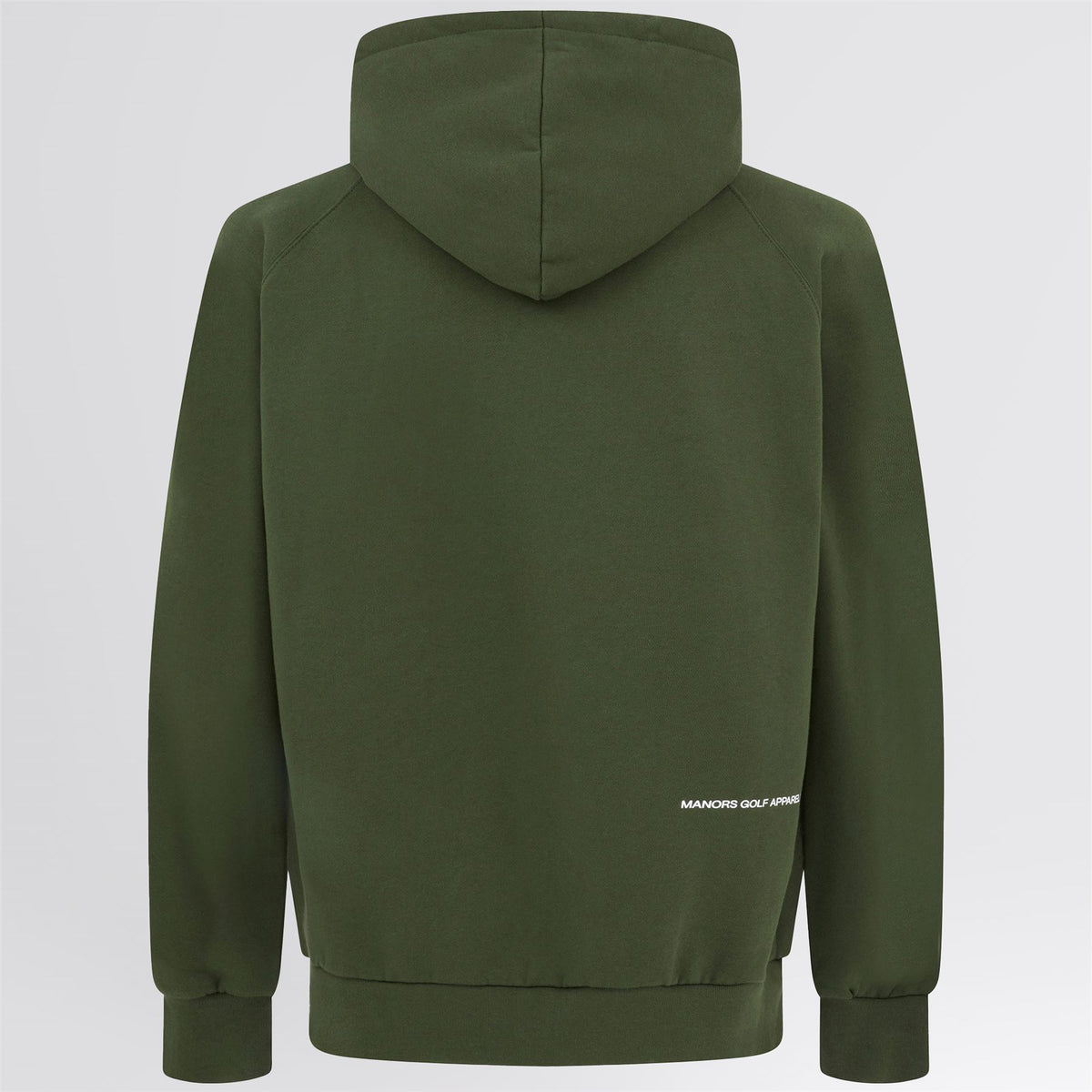 Organic Knitted Cotton Logo Hoodie Green