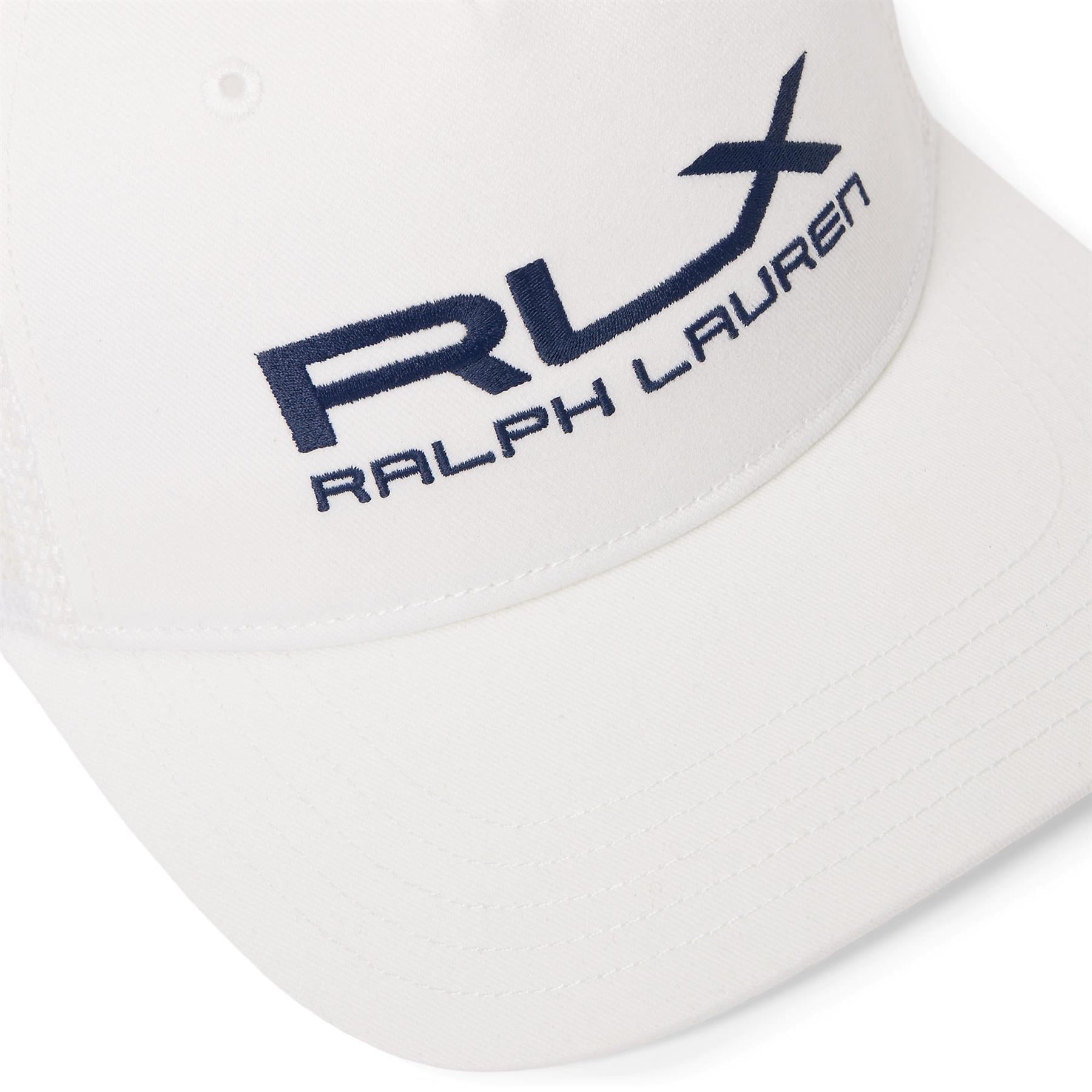 RLX Ralph Lauren ホワイトキャップ Ralph Lauren RLX Logo Twill Trucker Hat Solid White